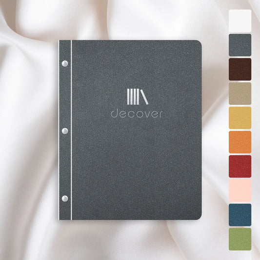 Coated menu-cover binding screw A4 portrait