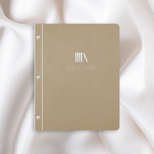 Coated menu-cover binding screw A4 portrait