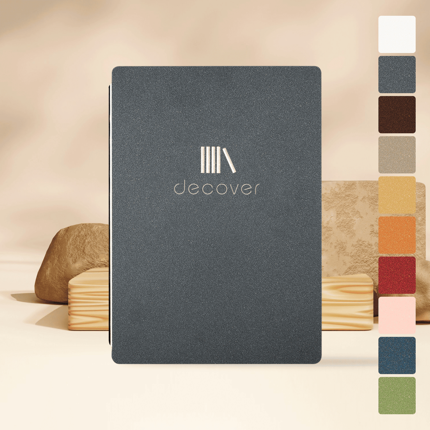 Coated menu-cover elastic A5 portrait