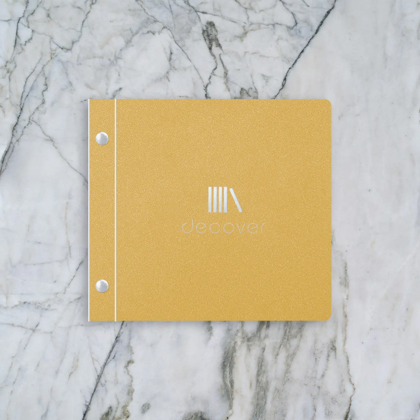 Coated menu-cover binding screw square