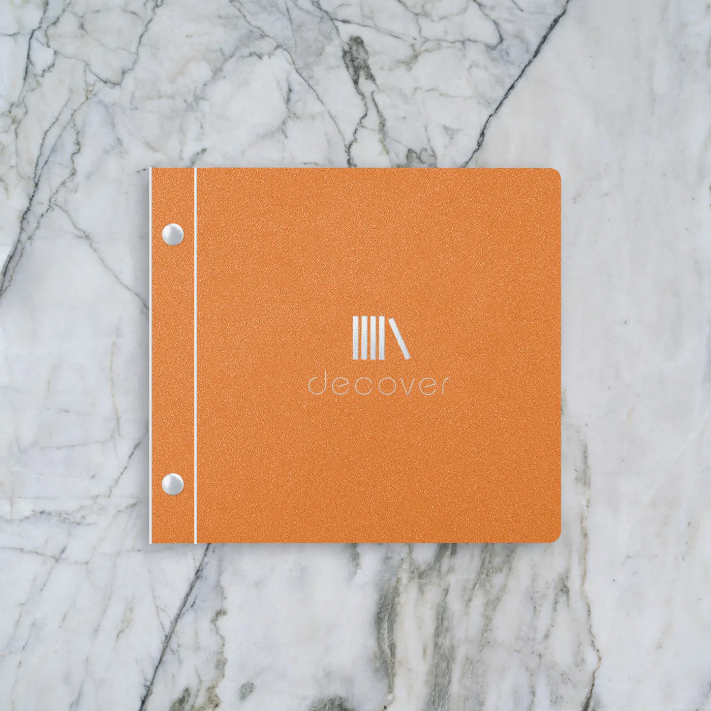 Coated menu-cover binding screw square