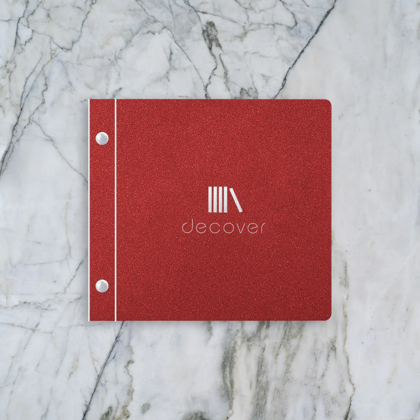 Coated menu-cover binding screw square