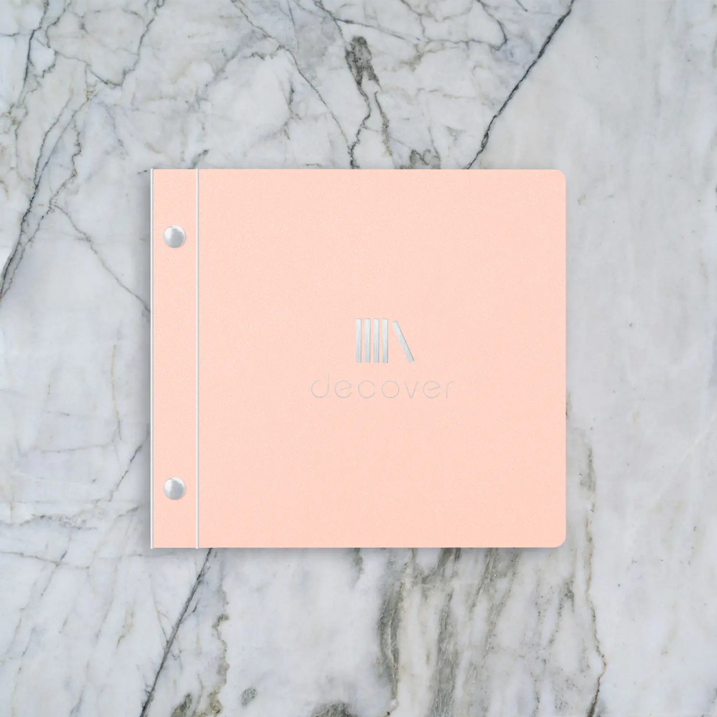 Coated menu-cover binding screw square