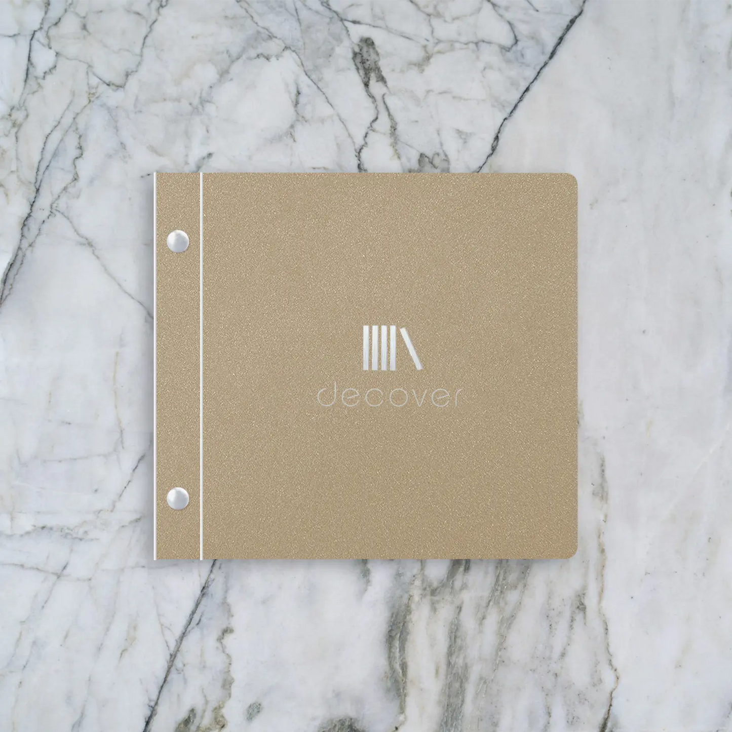 Coated menu-cover binding screw square