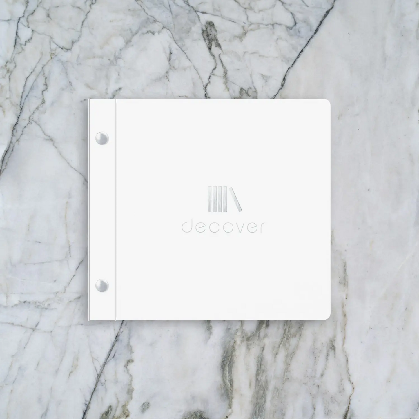 Coated menu-cover binding screw square