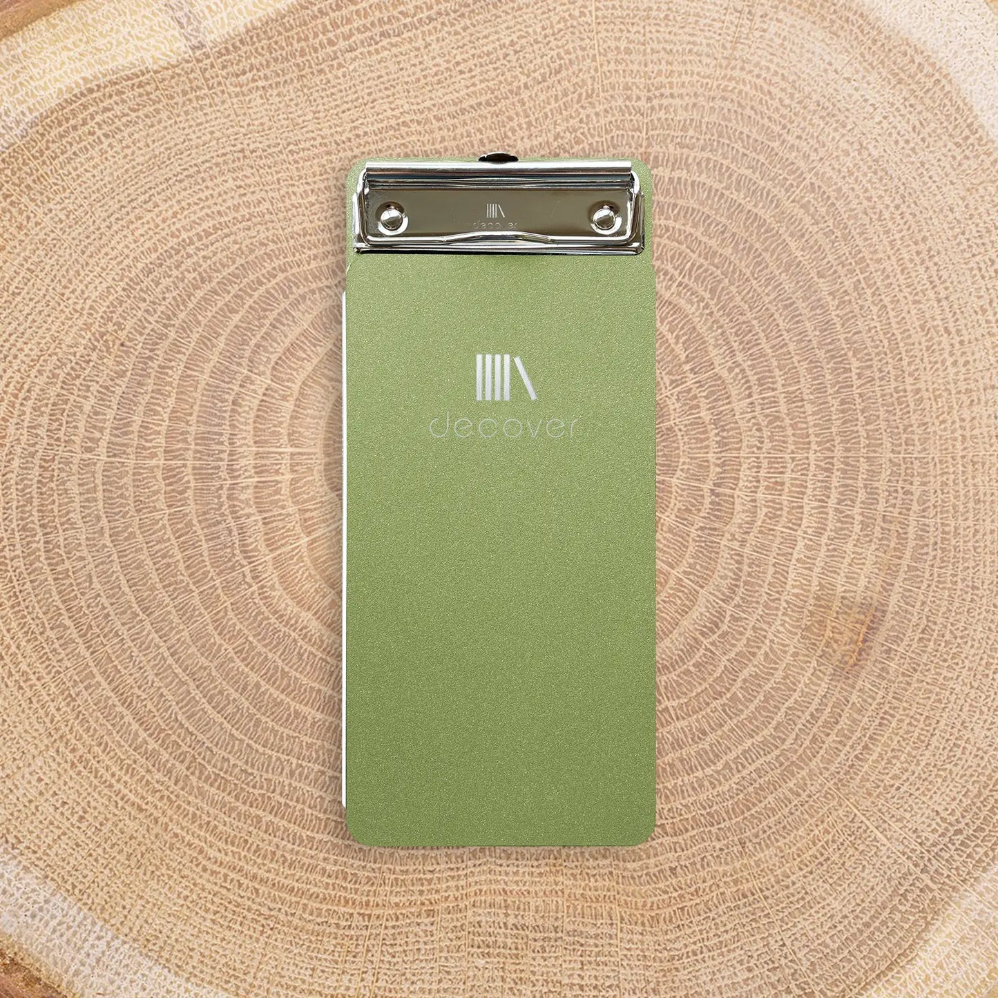 Coated bill holder with clip