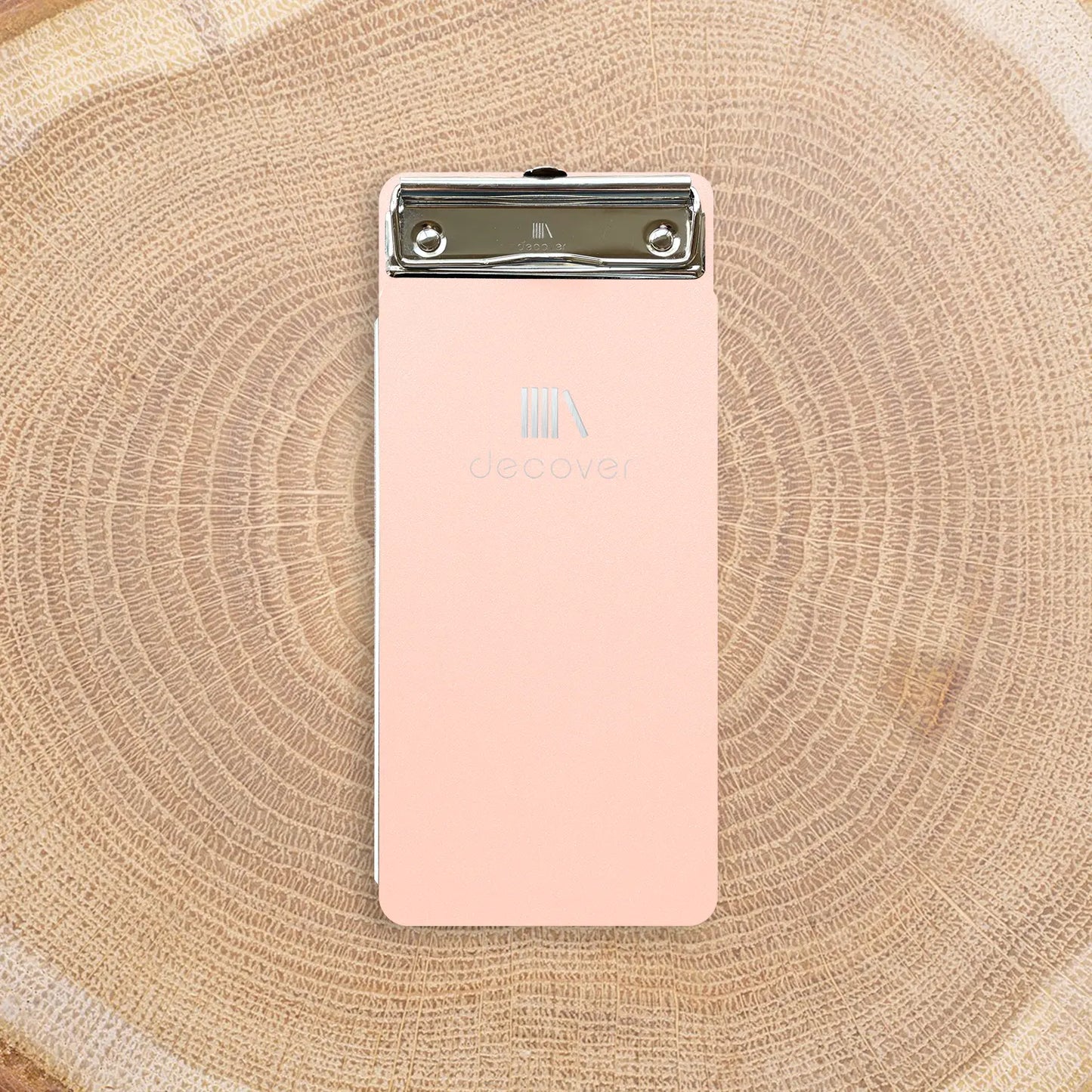 Coated bill holder with clip