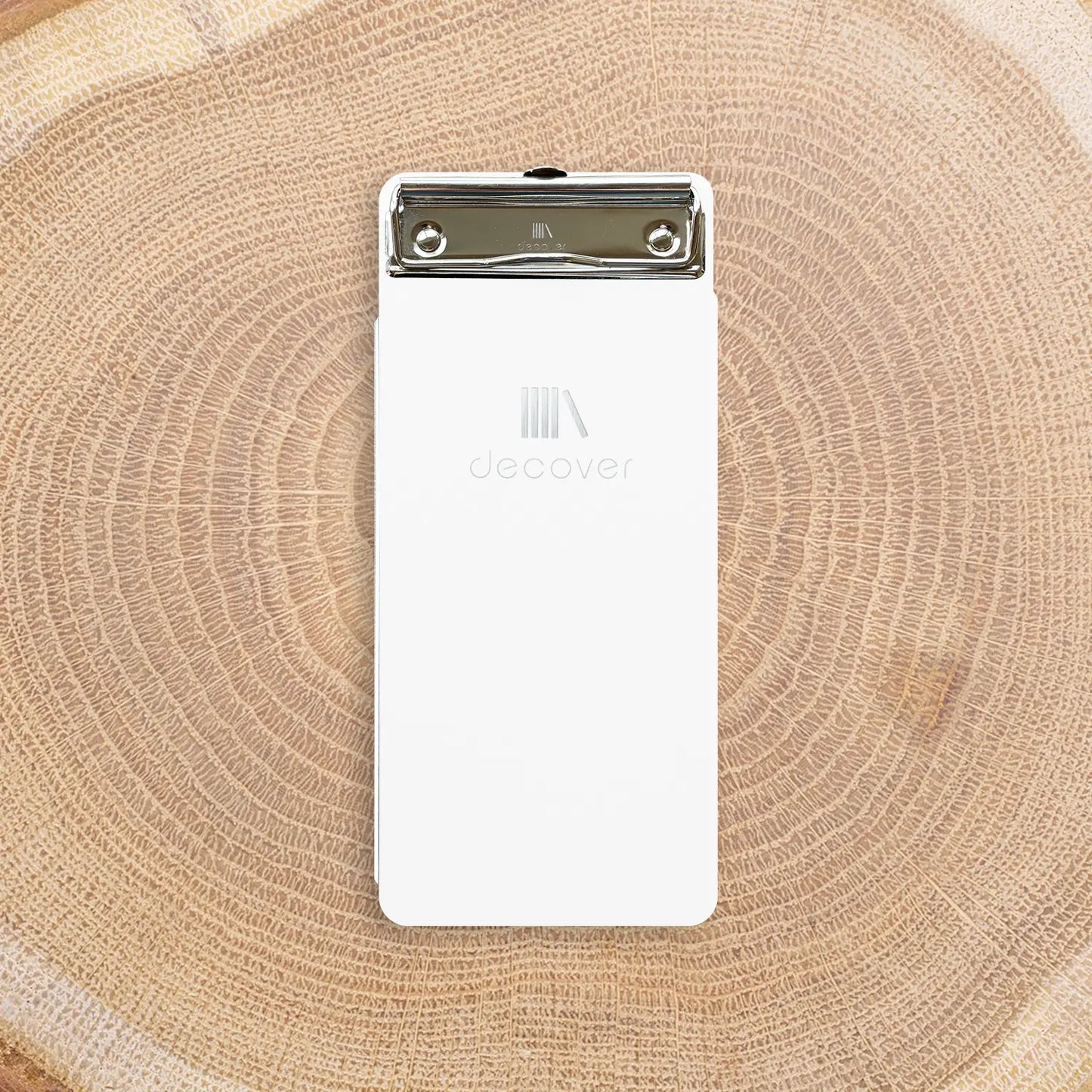 Coated bill holder with clip