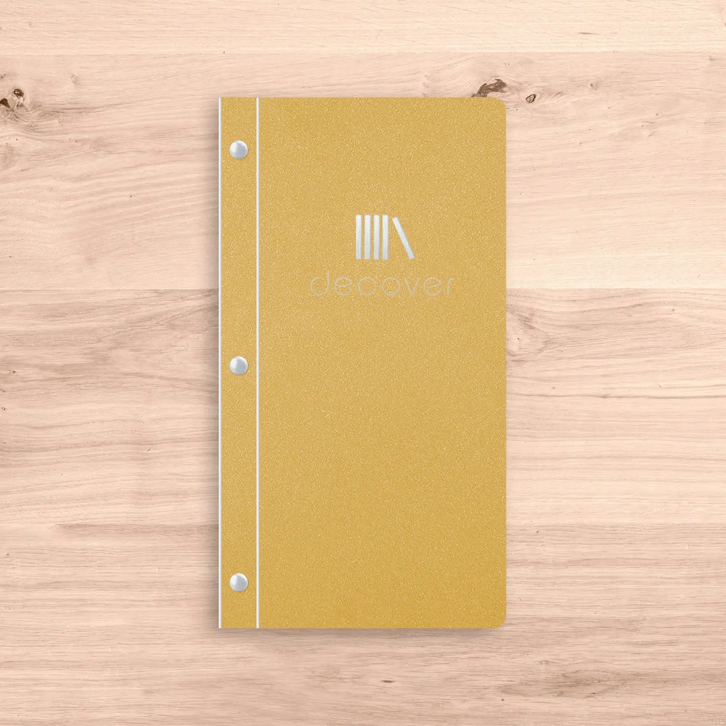 Coated menu-cover binding screw Long