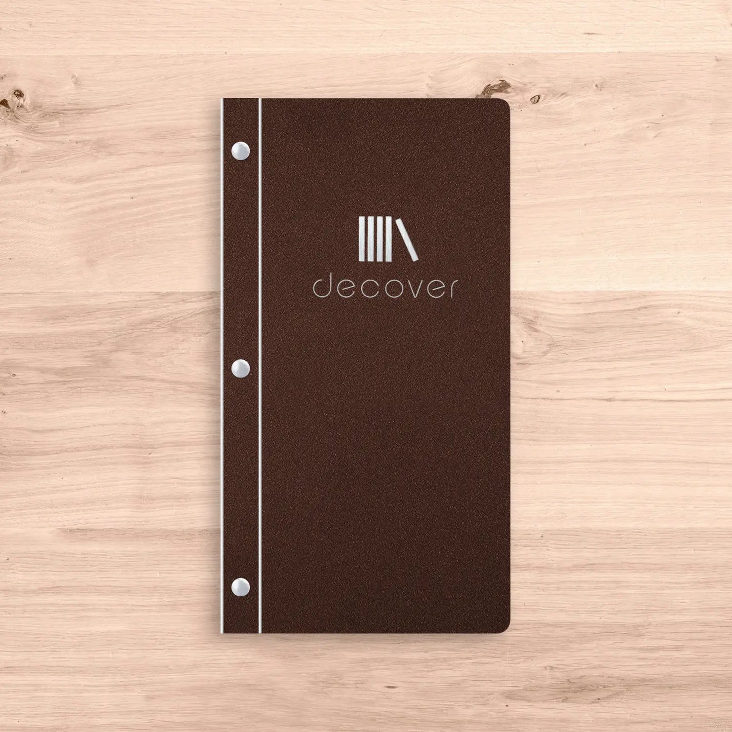 Coated menu-cover binding screw Long