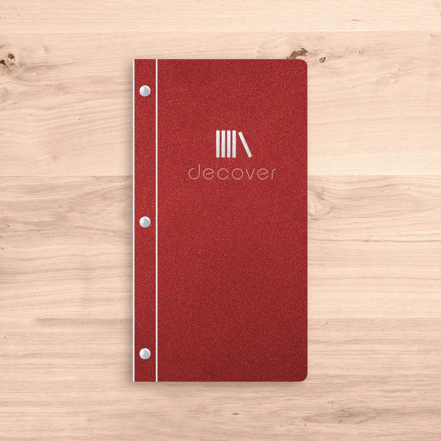 Coated menu-cover binding screw Long