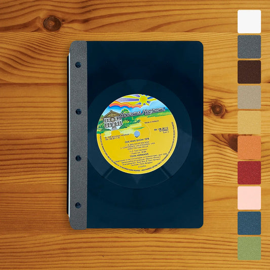 Vinyl menu-cover (coated back) A5 portrait