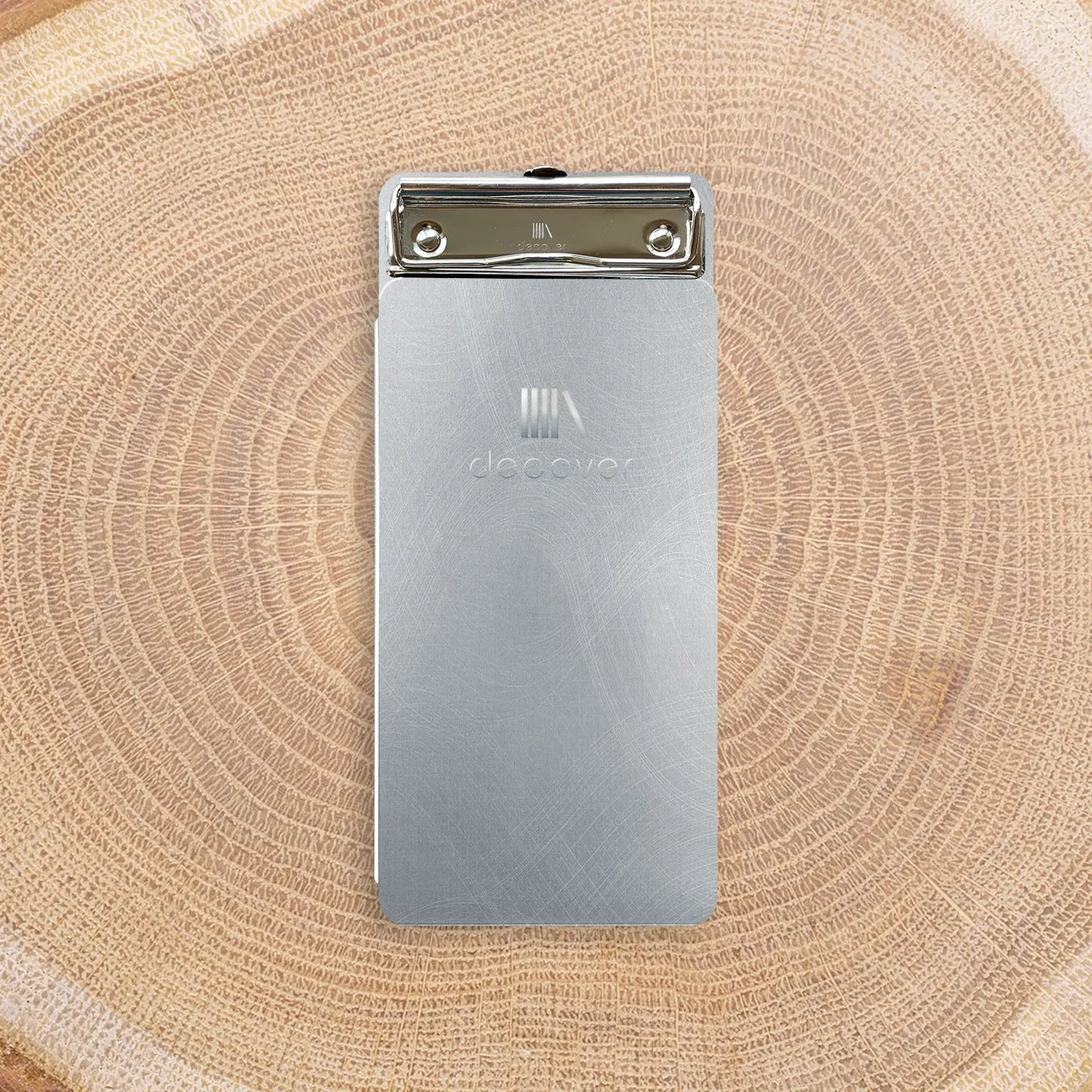 Metal bill holder with clip