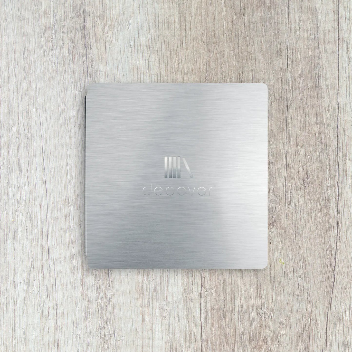 Metal menu-cover elastic square