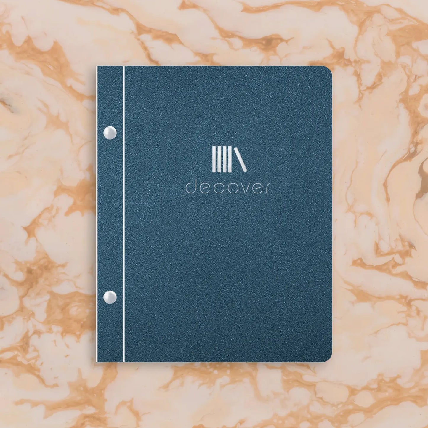 Coated menu-cover binding screw A5 portrait