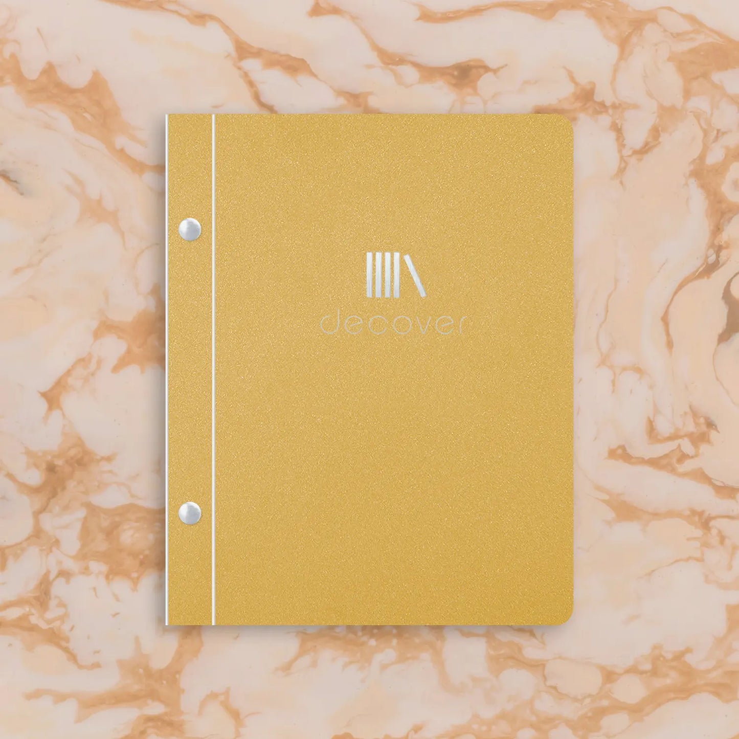 Coated menu-cover binding screw A5 portrait