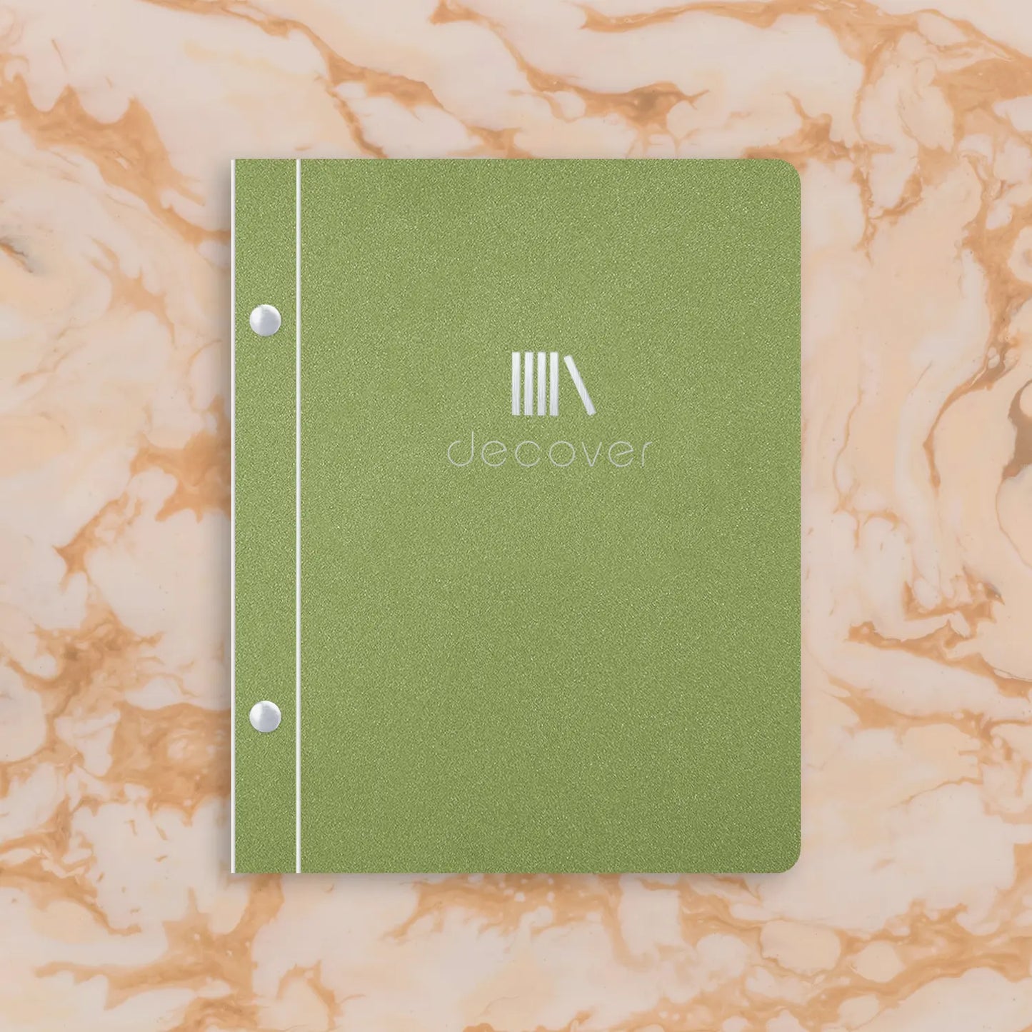 Coated menu-cover binding screw A5 portrait