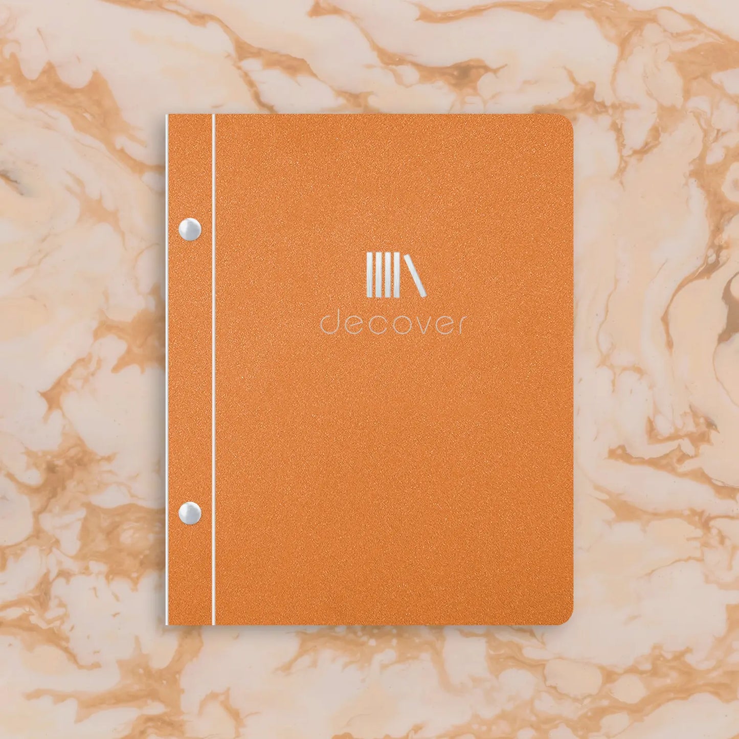 Coated menu-cover binding screw A5 portrait