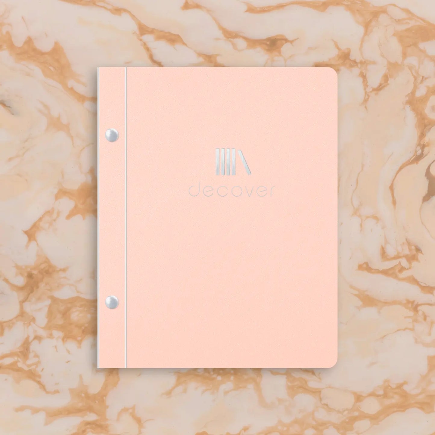 Coated menu-cover binding screw A5 portrait