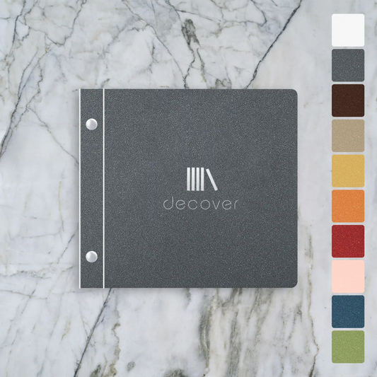 Coated menu-cover binding screw square