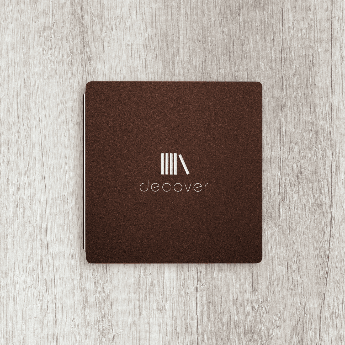 Coated menu-cover elastic square