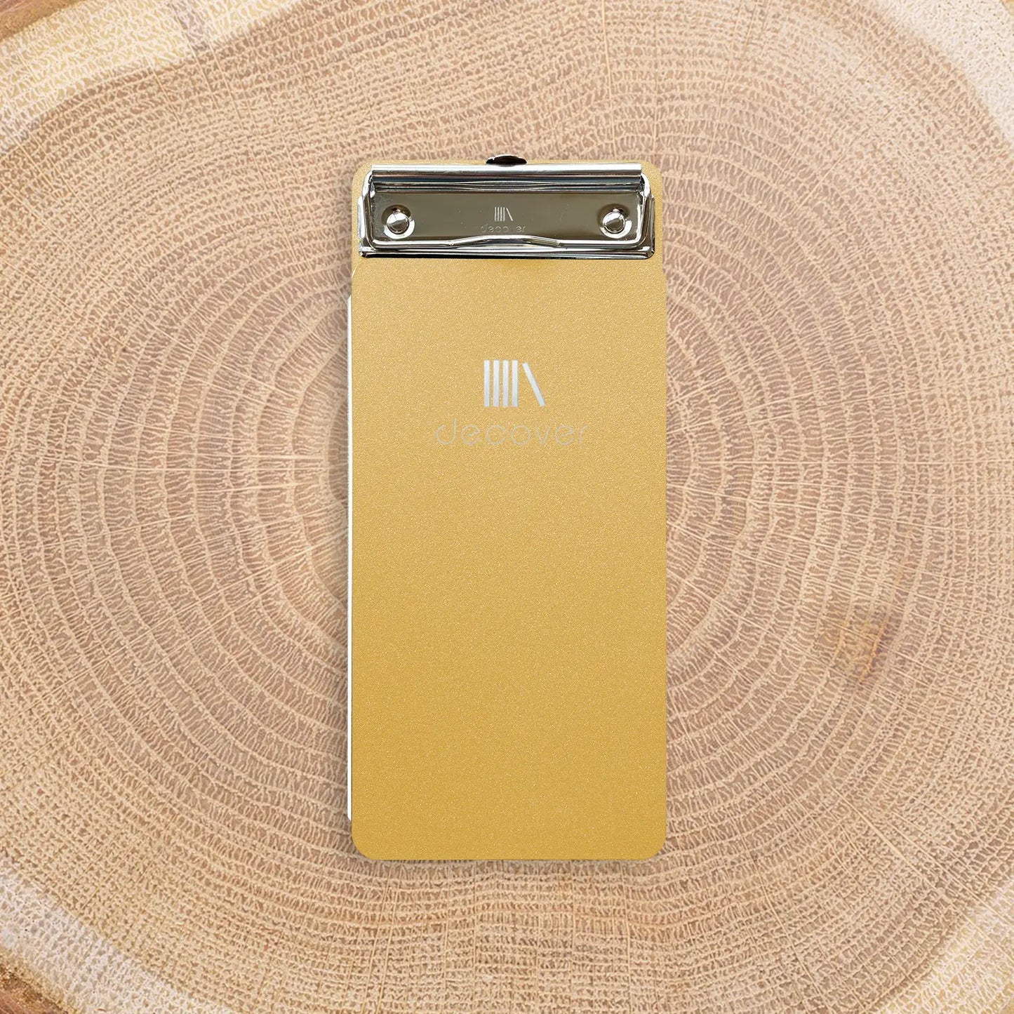 Coated bill holder with clip