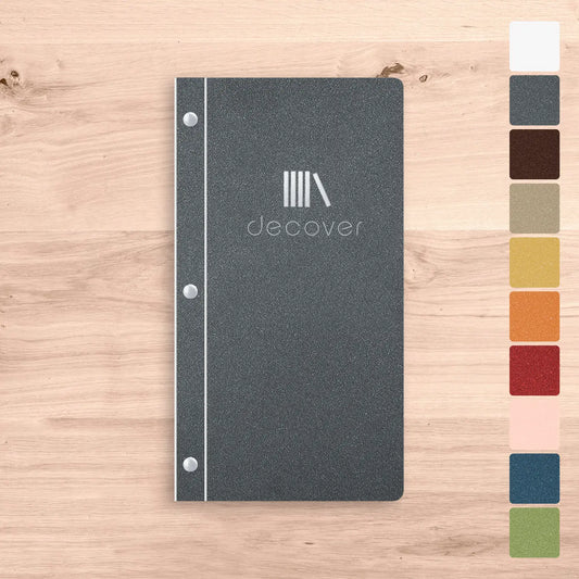 Coated menu-cover binding screw Long