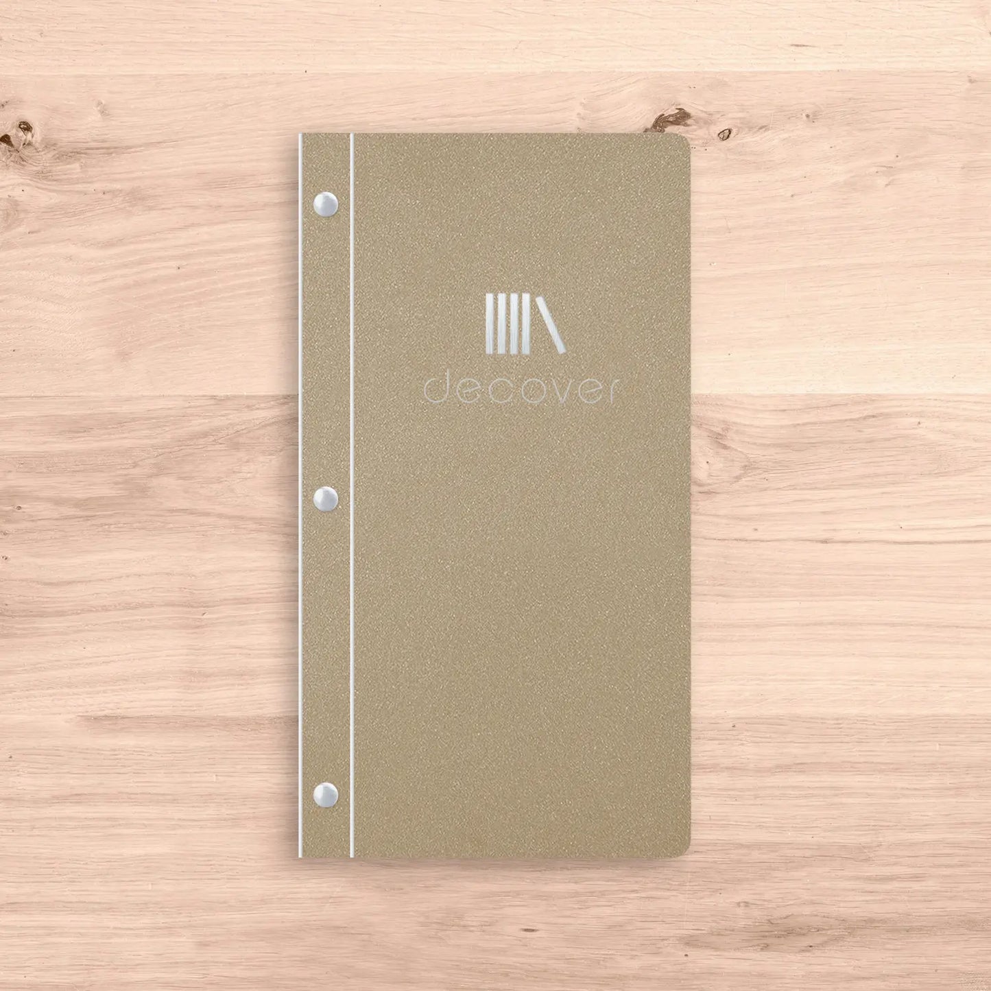 Coated menu-cover binding screw Long