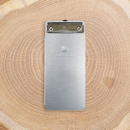 Metal bill holder with clip