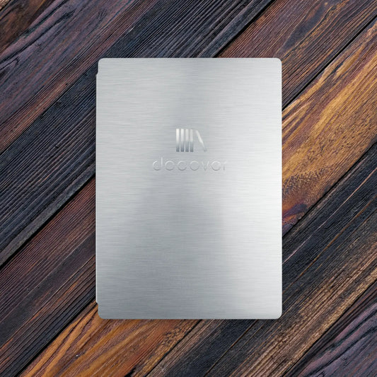 Metal menu-cover elastic A4 portrait