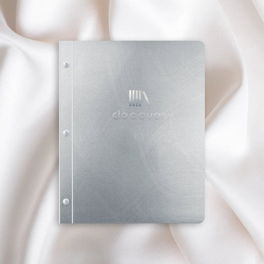 Metal menu-cover binding screw A4 portrait