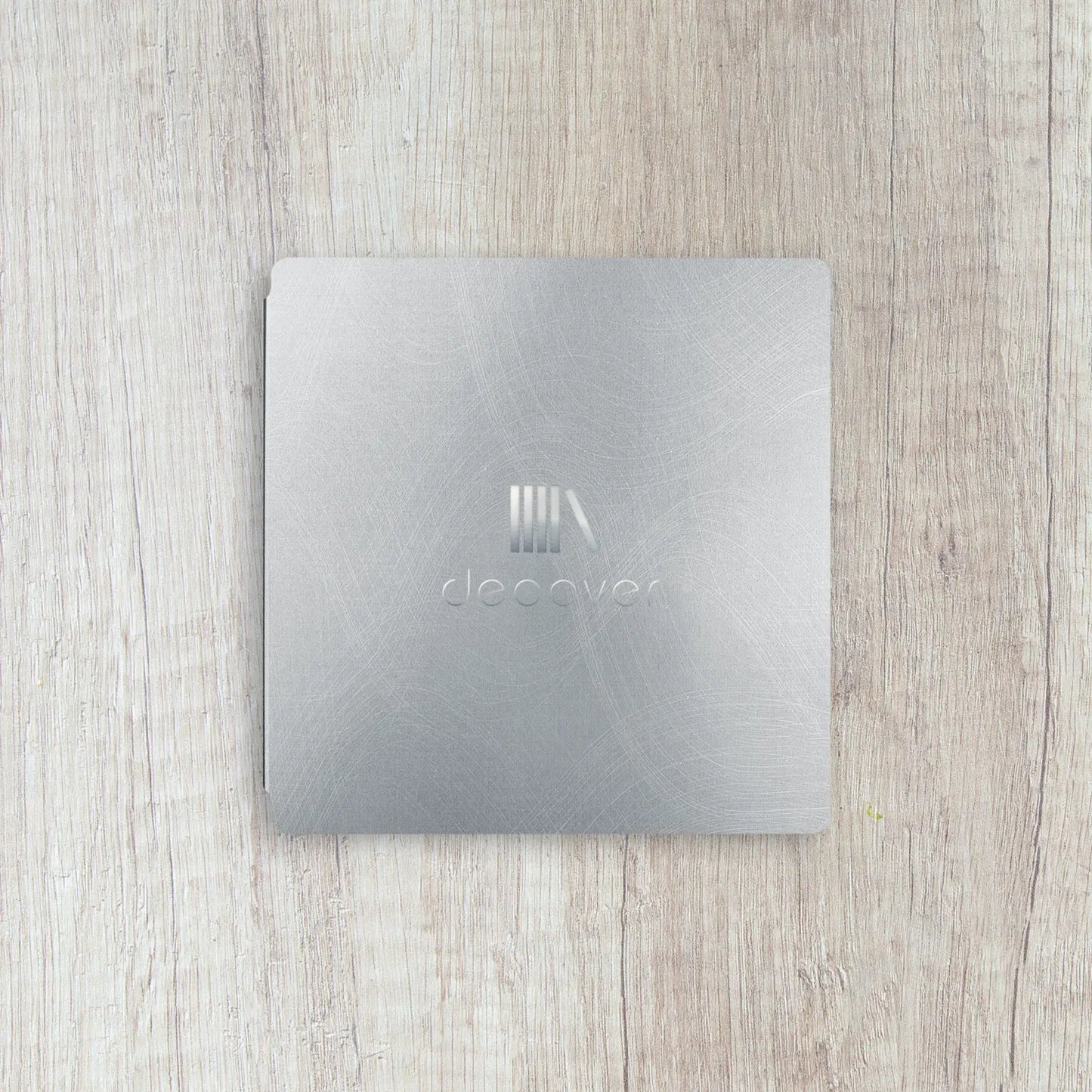 Metal menu-cover elastic square