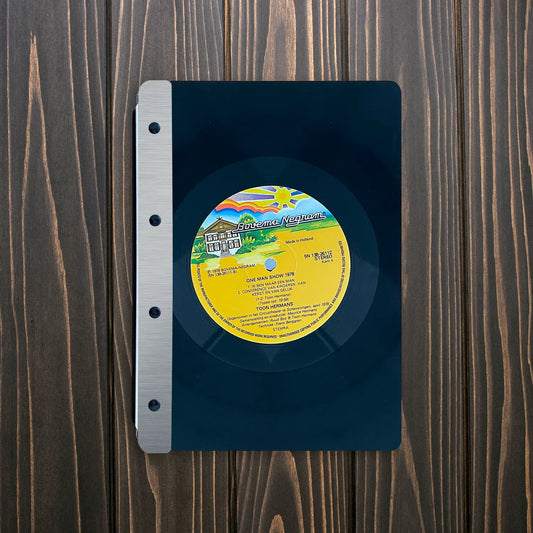 Vinyl menu-cover (metal back) A5 portrait